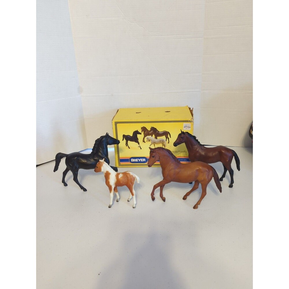 Vintage Breyer Classic Horses Breyer Horses #3040 Black Beauty & His Family set